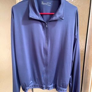 Blue Under Armour Track Zip-up